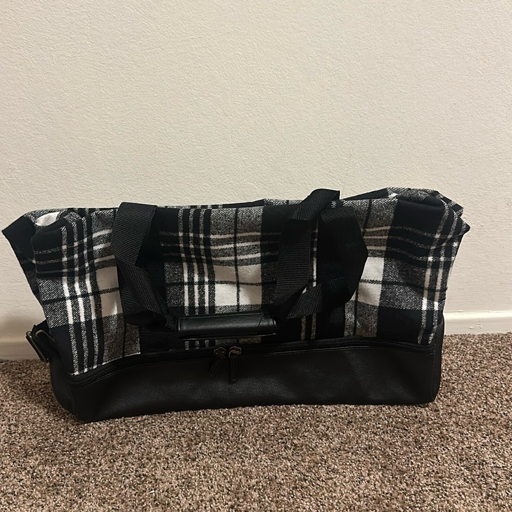 Brand New Plaid travel bag